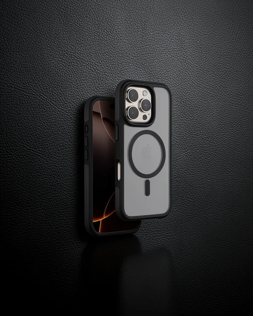 Venco Apple İphone 16 Pro Orbit Magsafe Kapak - Siyah
