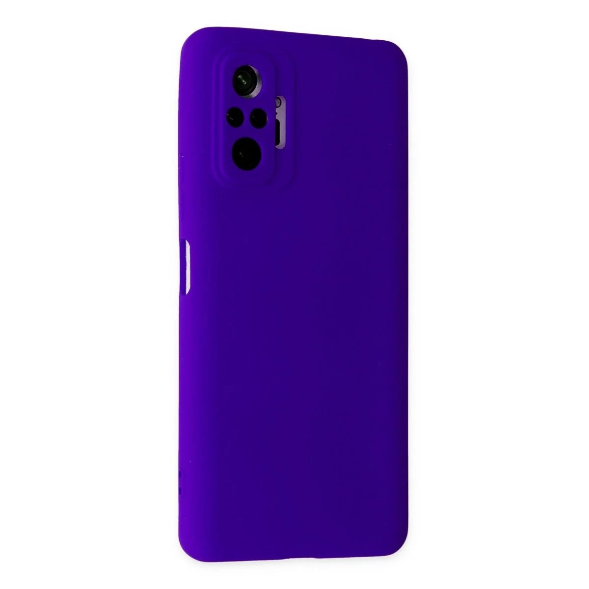 Xiaomi Redmi Note 10 Pro Kılıf Nano İçi Kadife Silikon - Mor görsel 2