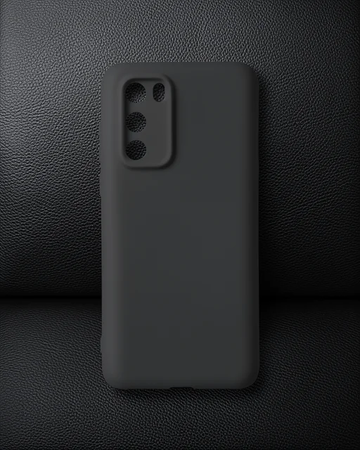 Huawei P40 Kılıf First Silikon - Siyah