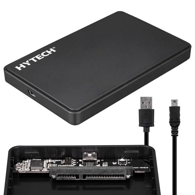 Hytech HY-HDC21 2.5’’ USB 2.0 SATA Harici Hard Disk Kutusu Siyah görsel 5