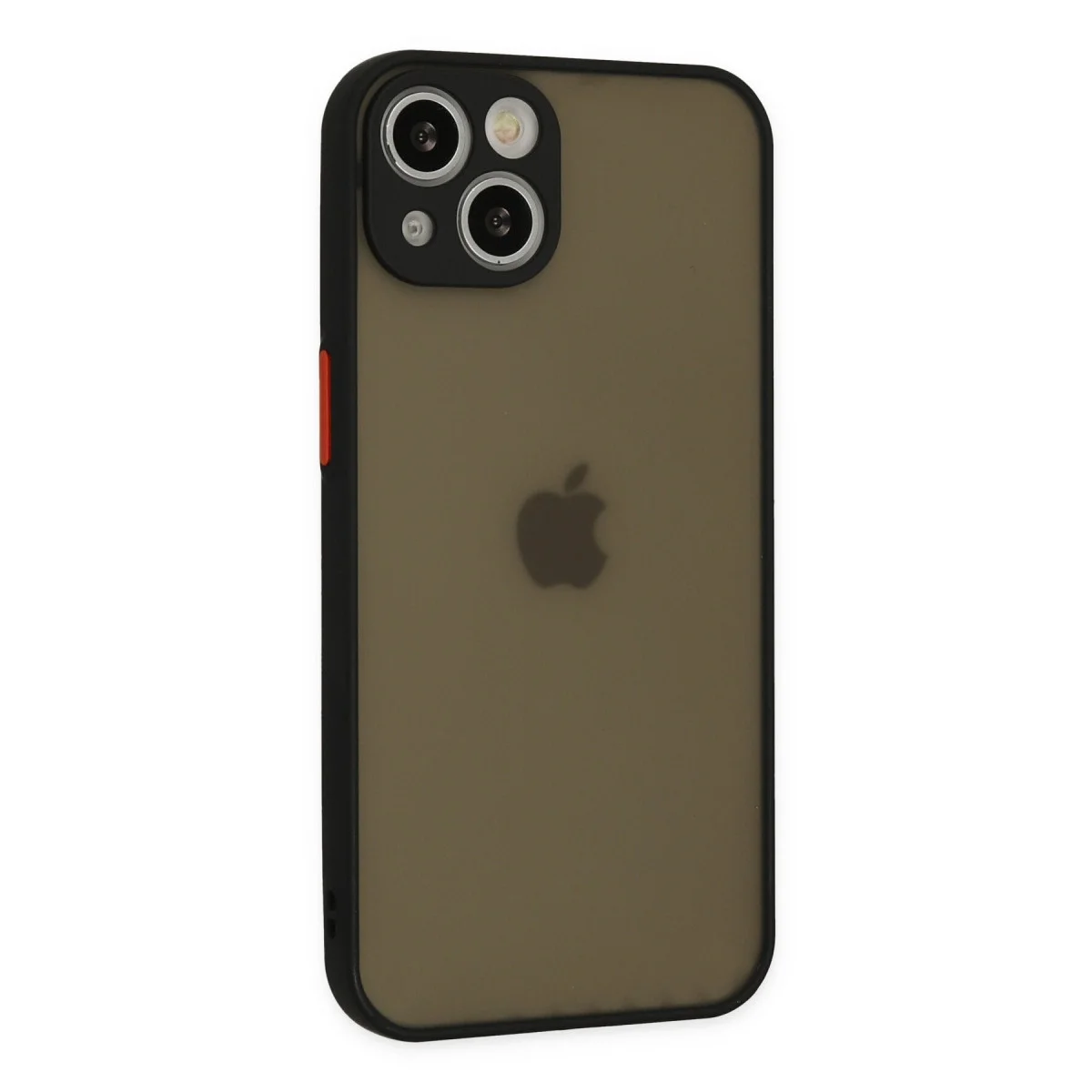 Apple İphone 15 Kılıf Montreal Silikon Kapak - Siyah görsel 2
