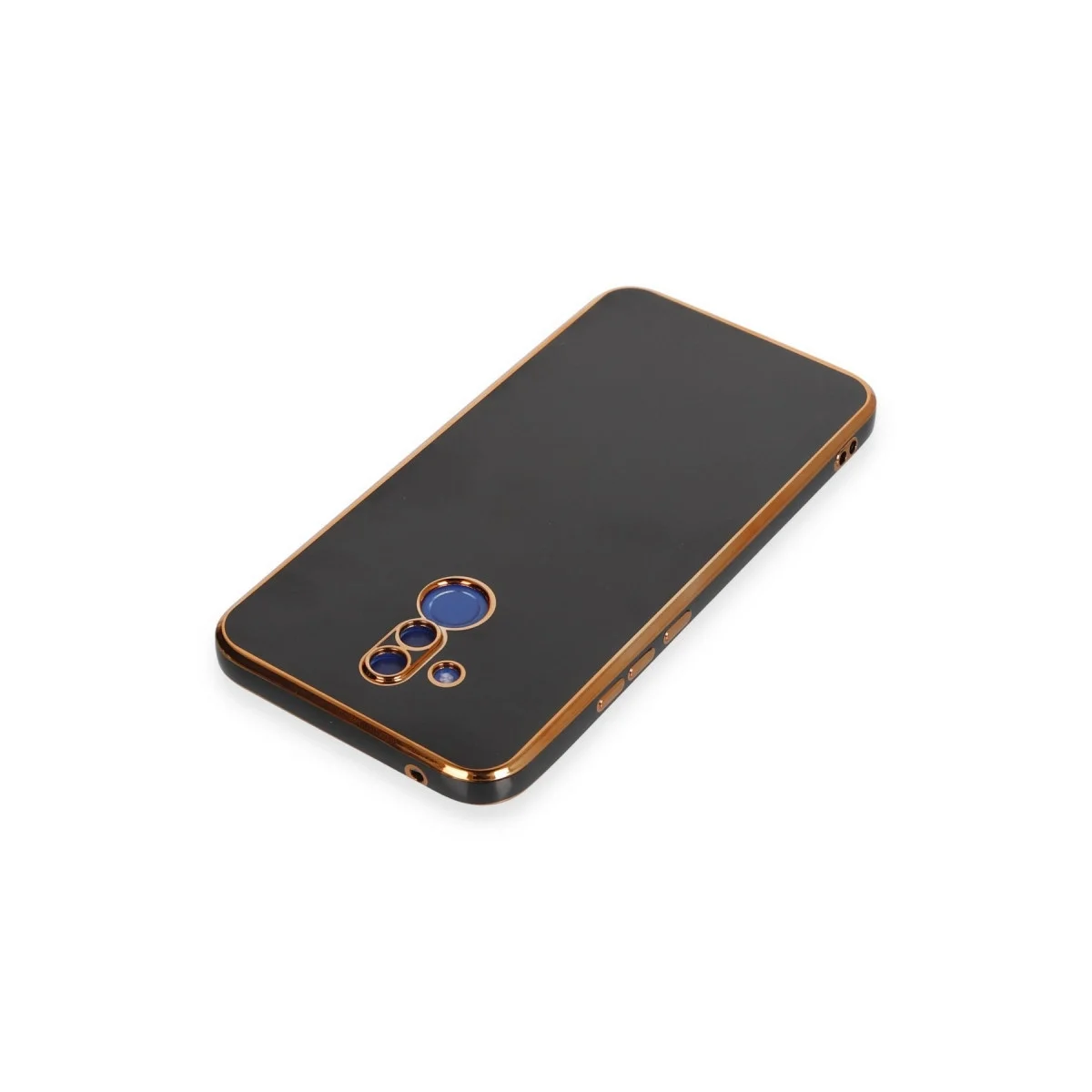 Huawei Mate 20 Lite Kılıf Volet Silikon - Siyah görsel 3