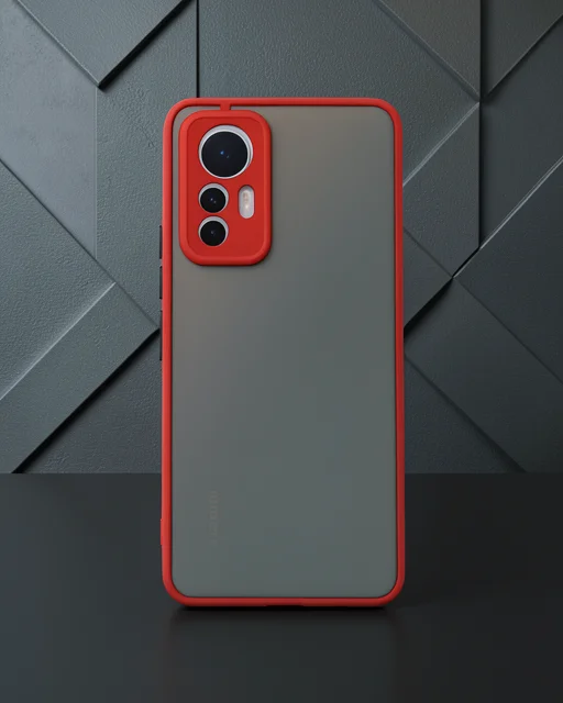 Xiaomi Mi 12 Lite Kılıf Montreal Silikon Kapak - Kırmızı