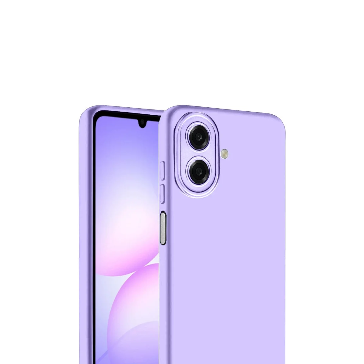 Samsung Galaxy A07 4g Nano İçi Kadife Silikon - Lila görsel 2