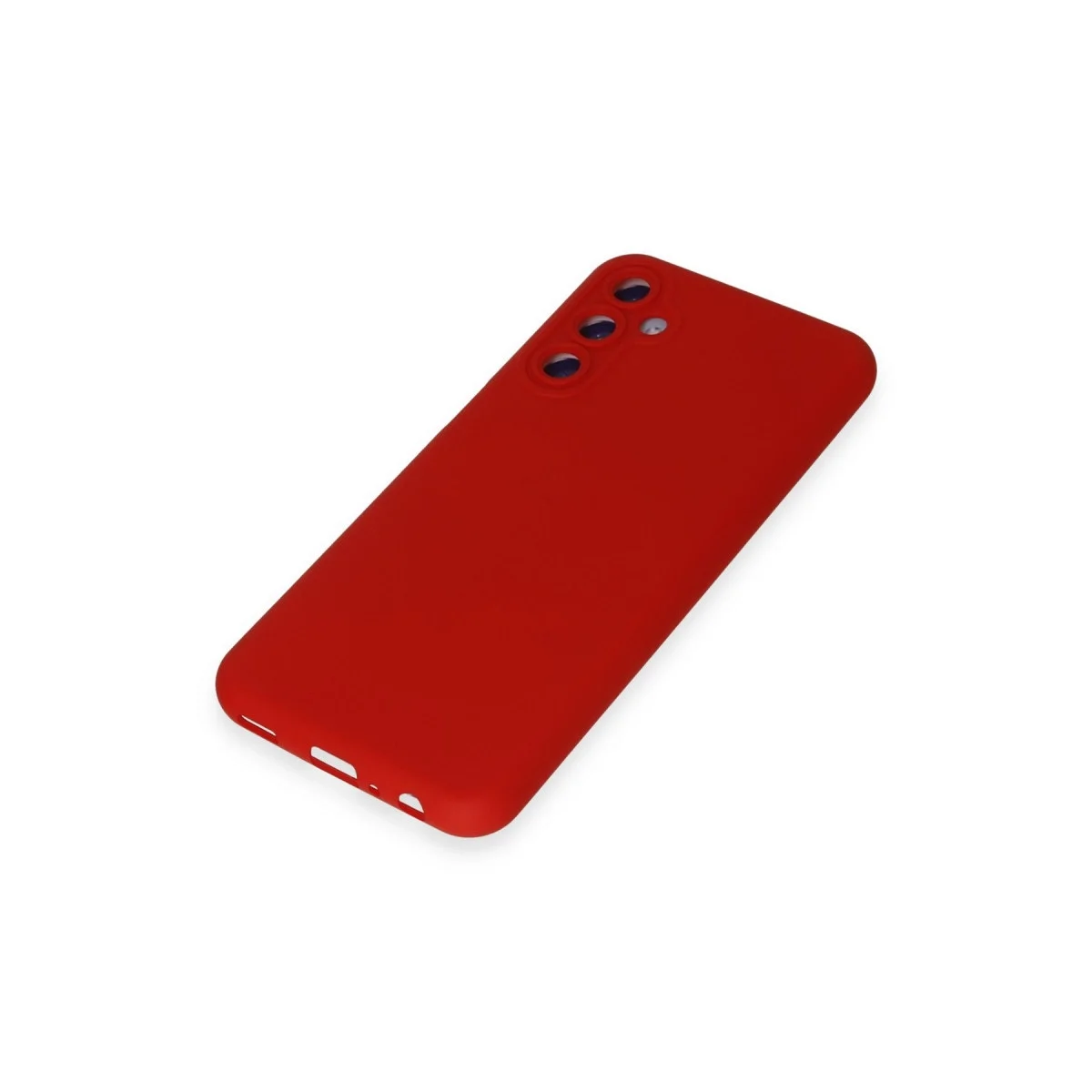 Samsung Galaxy M34 5g Kılıf Nano İçi Kadife Silikon - Kırmızı görsel 4