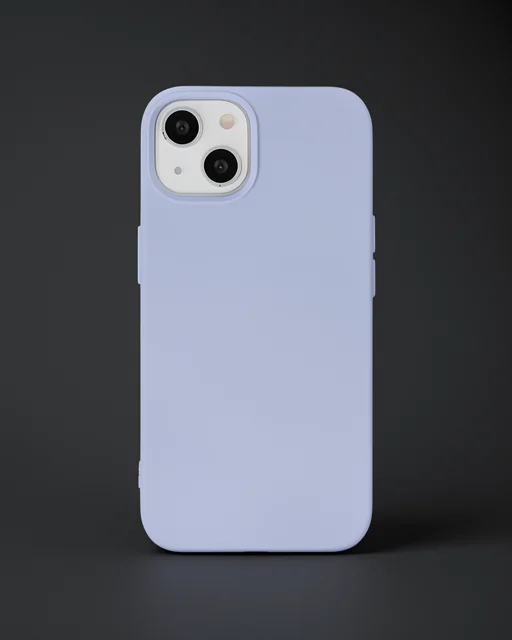 Apple İphone 14 Kılıf Nano İçi Kadife Silikon - Lila
