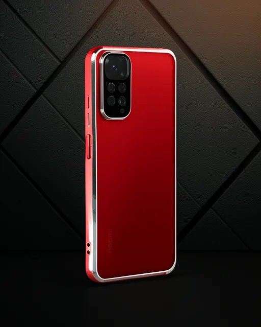Xiaomi Redmi Note 11 Kılıf Razer Lensli Silikon - Gümüş