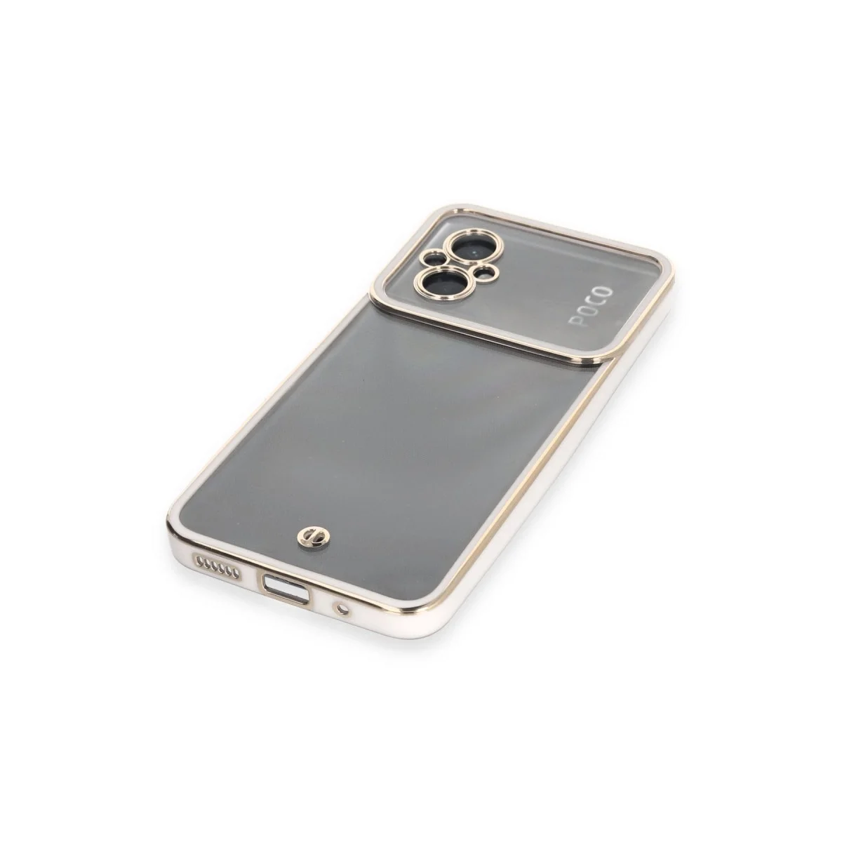 Xiaomi Poco M5 Kılıf Liva Lens Silikon - Beyaz görsel 4