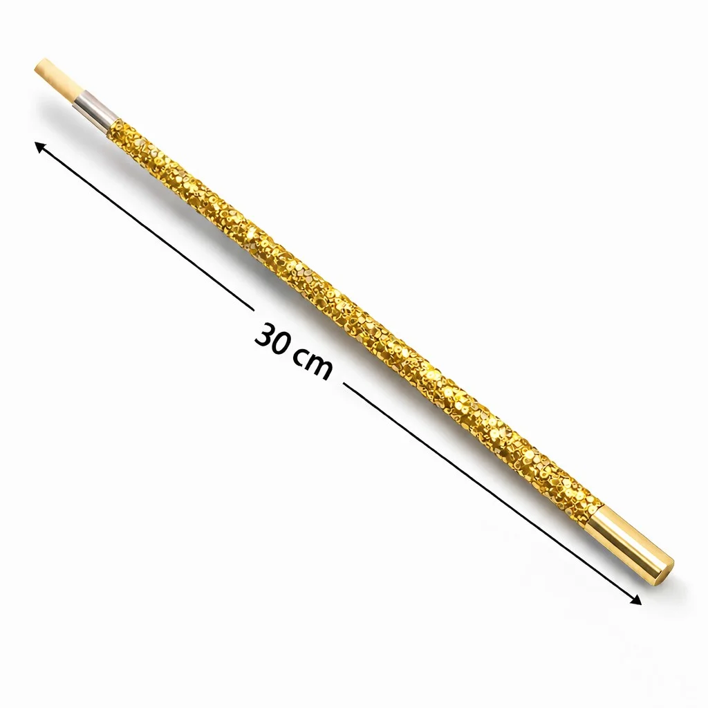 30 cm Altın Gold Payetli Sigara Tutacağı – 1920’ler Gatsby Parti Aksesuarı görsel 2