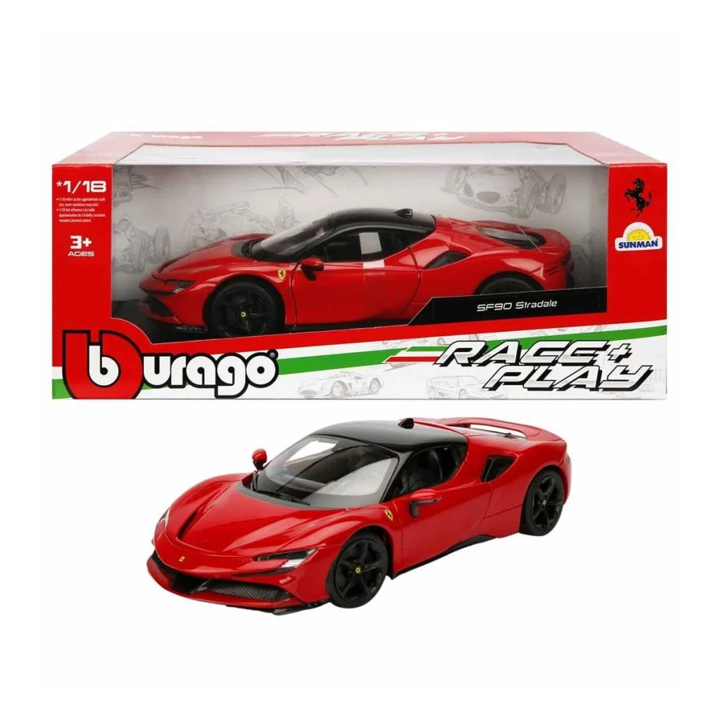 16015 1:18 Ferrari SF90 Stradale Model Araba -