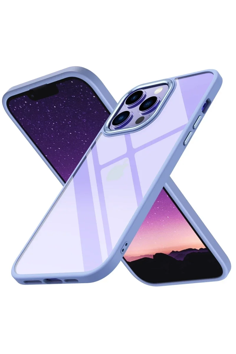 Apple iPhone 13 Pro Max Kılıf Power Silikon - Lila