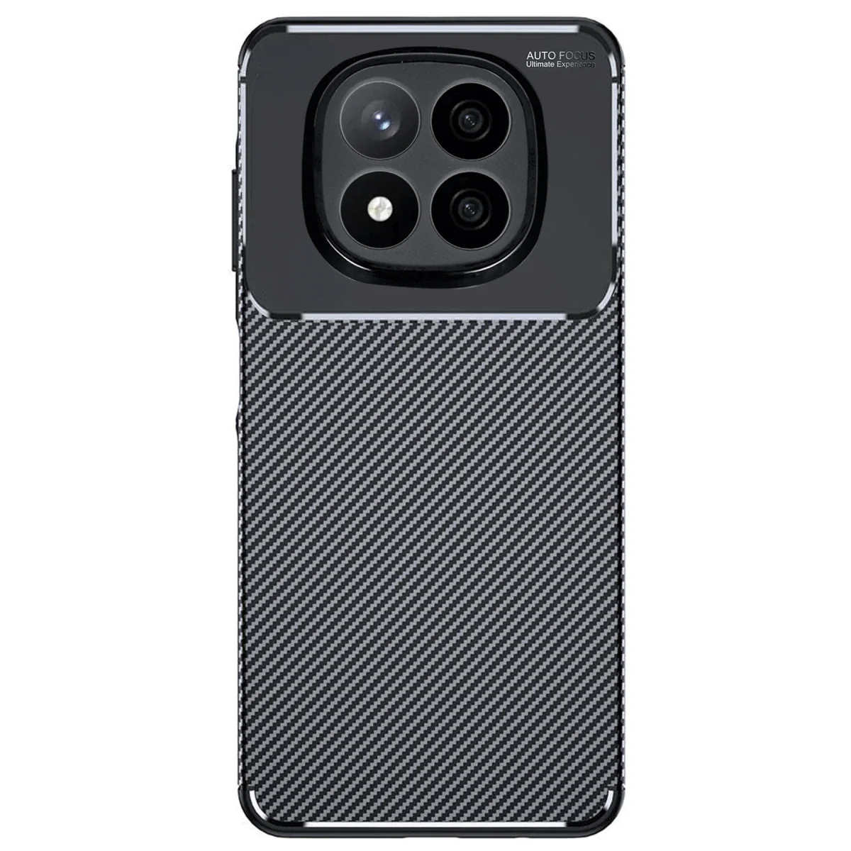 Xiaomi Redmi Note 14 Pro 5G Kılıf Auto Focus Karbon Kapak - Siyah görsel 2