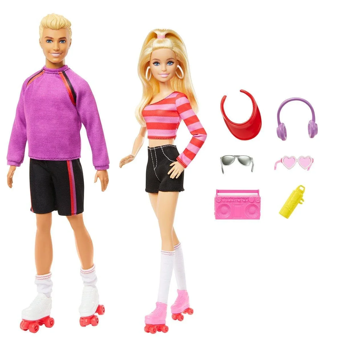 HXK90 Barbie ve Ken 65. Yıl 2li Parti Bebekler görsel 3