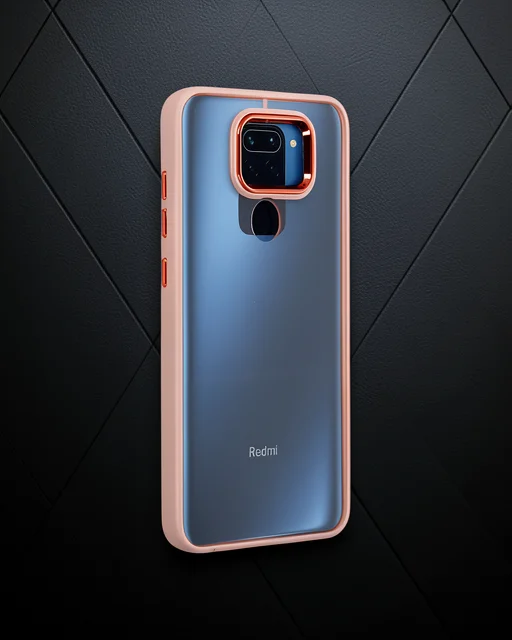 Xiaomi Redmi Note 9 Kılıf Dora Kapak - Pudra