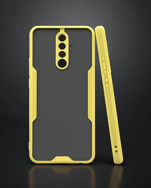 Xiaomi Redmi Note 8 Pro Kılıf Platin Silikon - Sarı