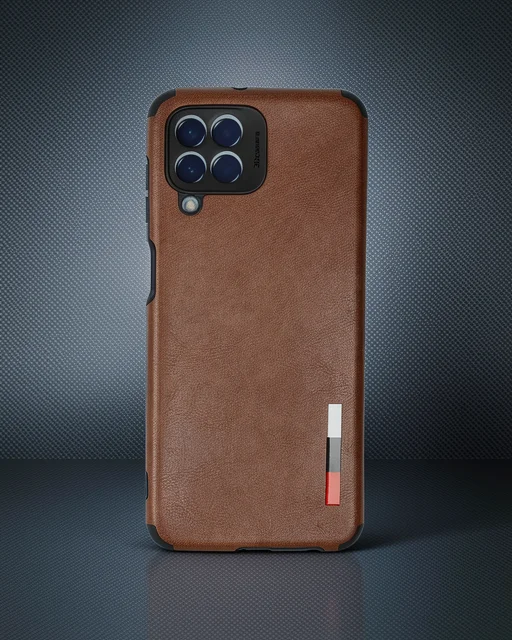 Samsung Galaxy M33 Kılıf Loop Deri Silikon - Kahverengi