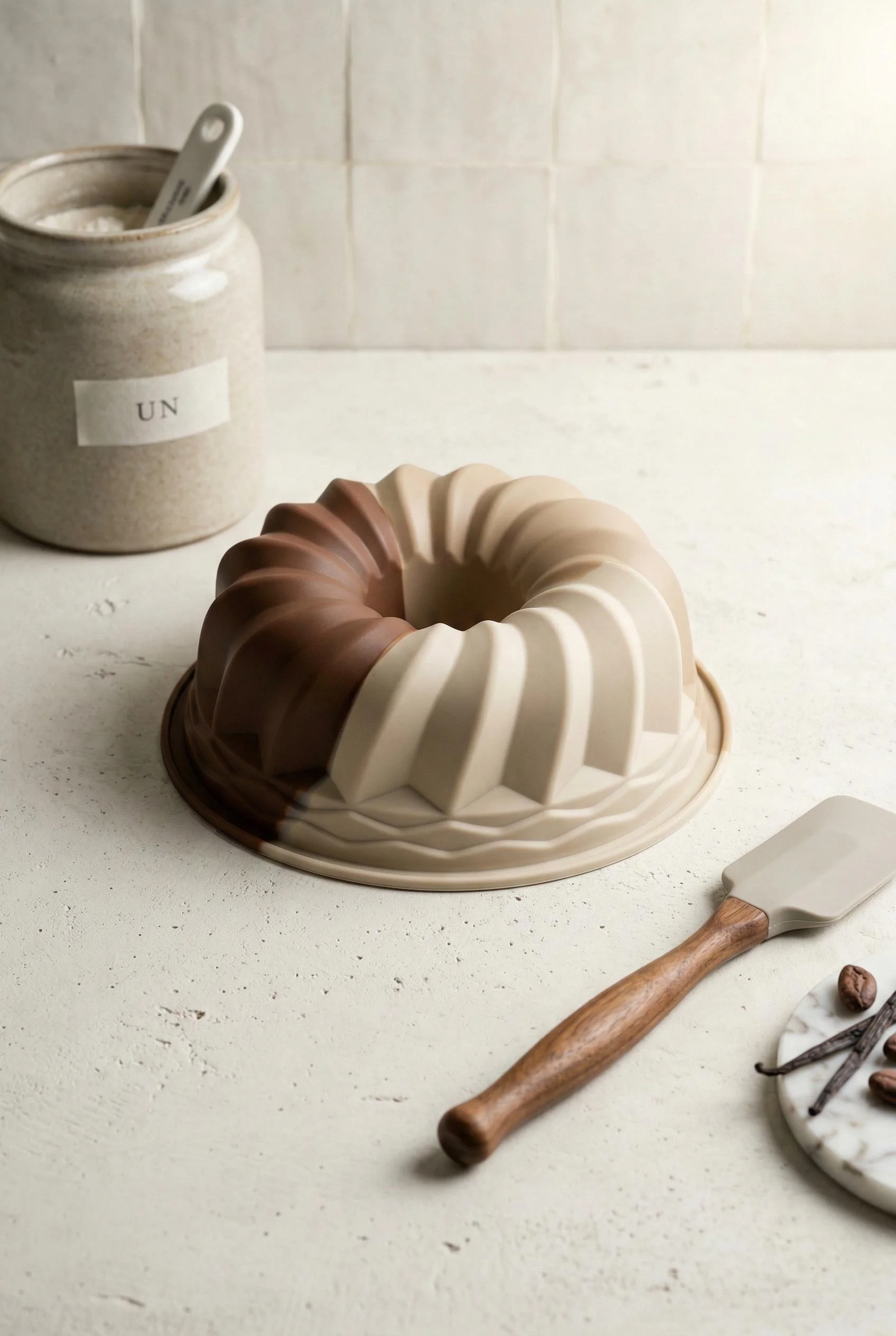 Silikon Dilimli Kek Kalıbı & Yapışmaz Isıya Dayanıklı Kek Pişirme Gereci (16 cm) görsel 2