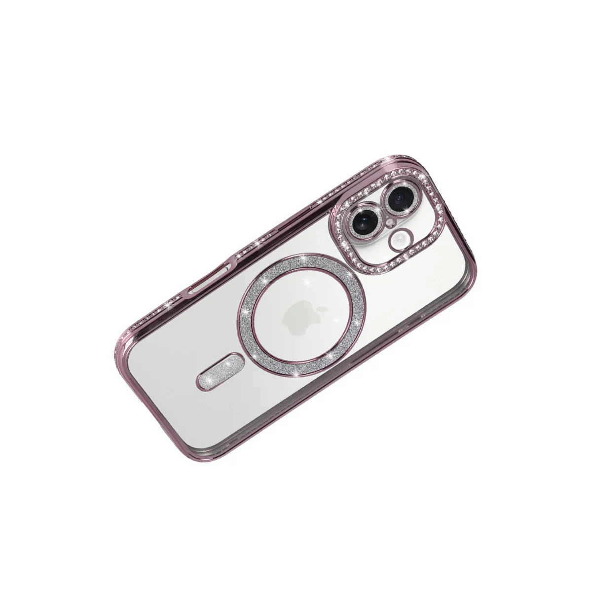Apple İphone 17 Joke Simli Magneticsafe Kılıf - Pembe görsel 4