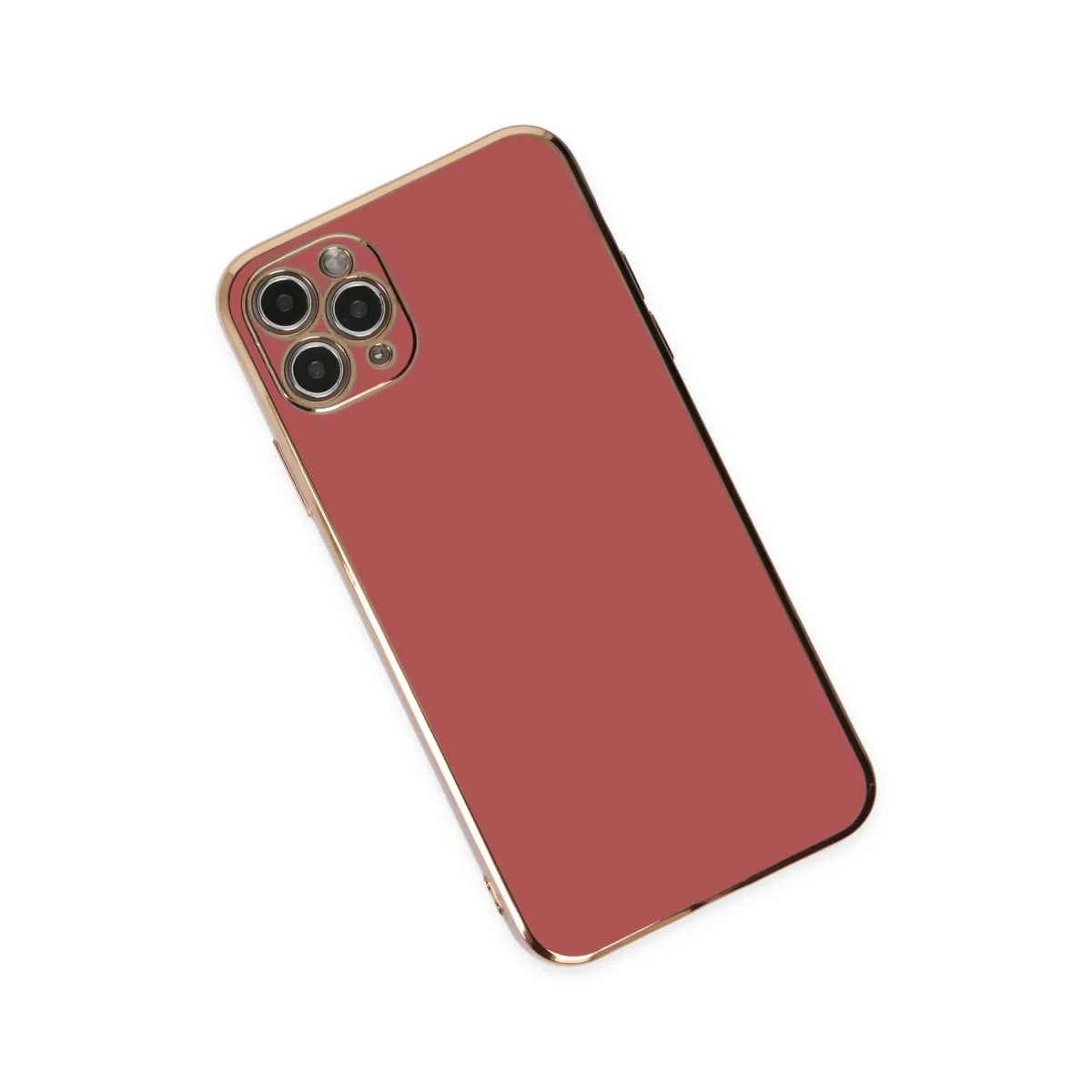 Apple İphone 11 Pro Max Kılıf Volet Silikon - Kırmızı görsel 3