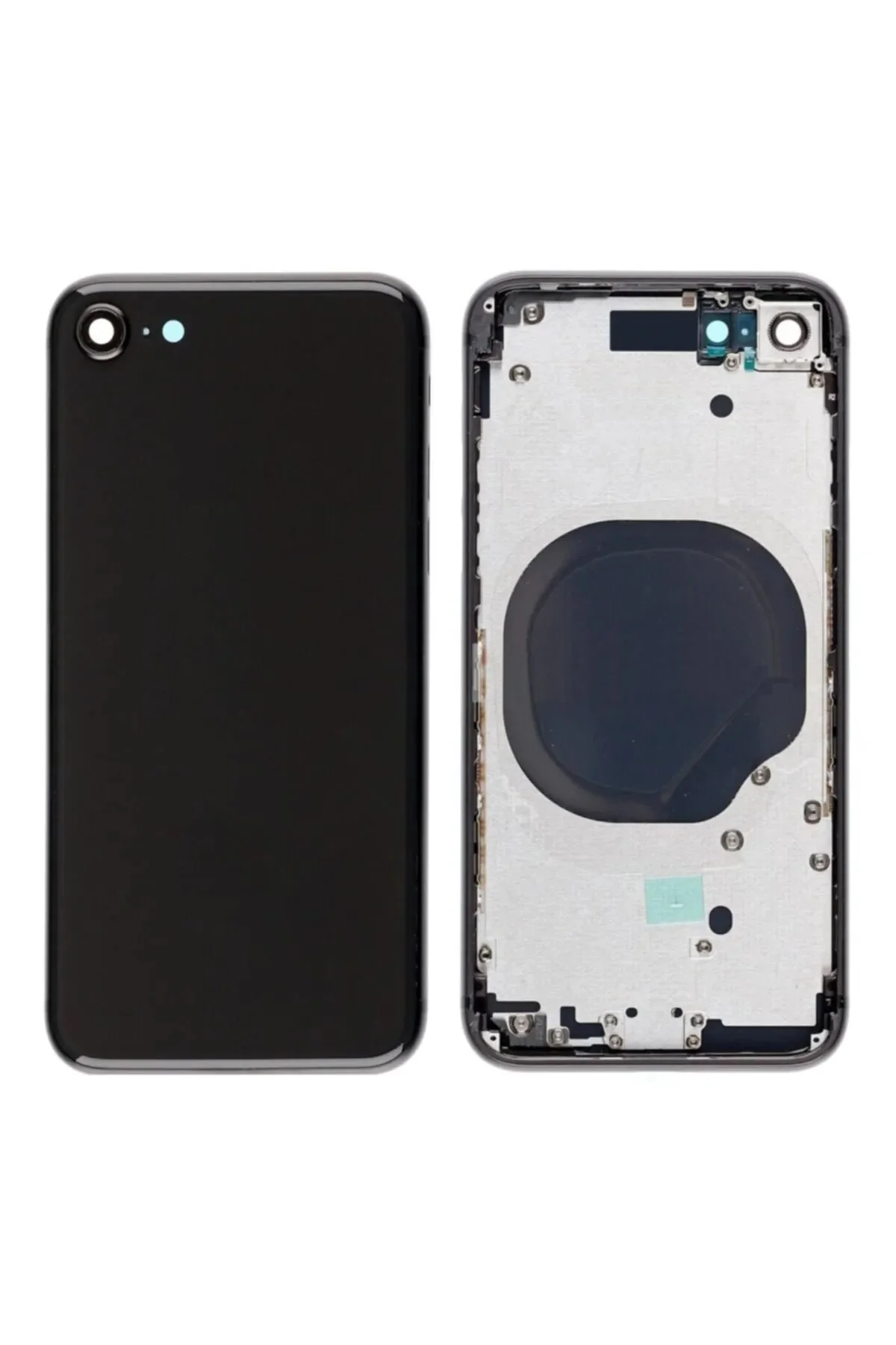 Iphone 8 Boş Kasa Kapak 8g Siyah Uyumlu