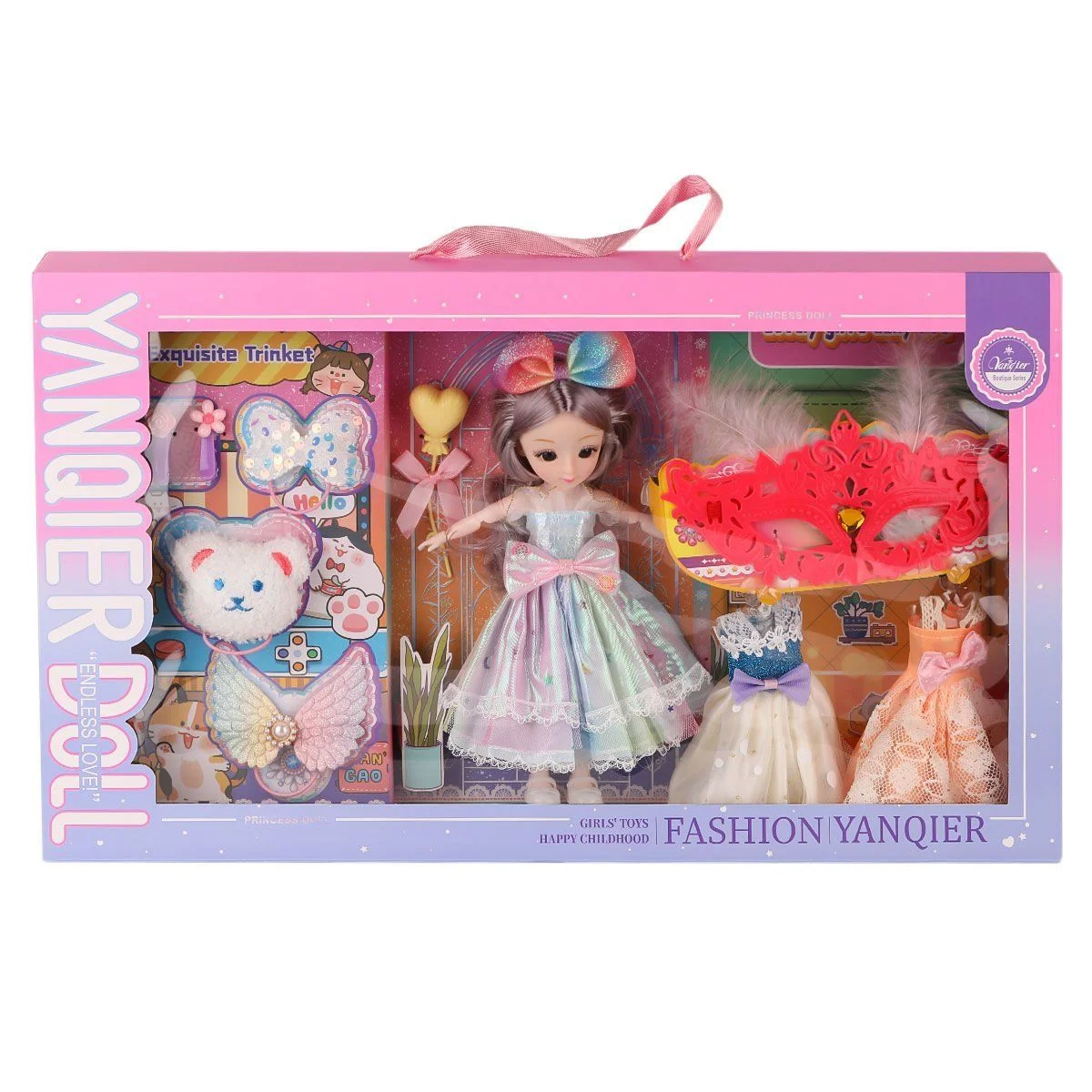 3688-033A Fashion Aksesuarlı Eklemli Bebek -Karsan Oyuncak