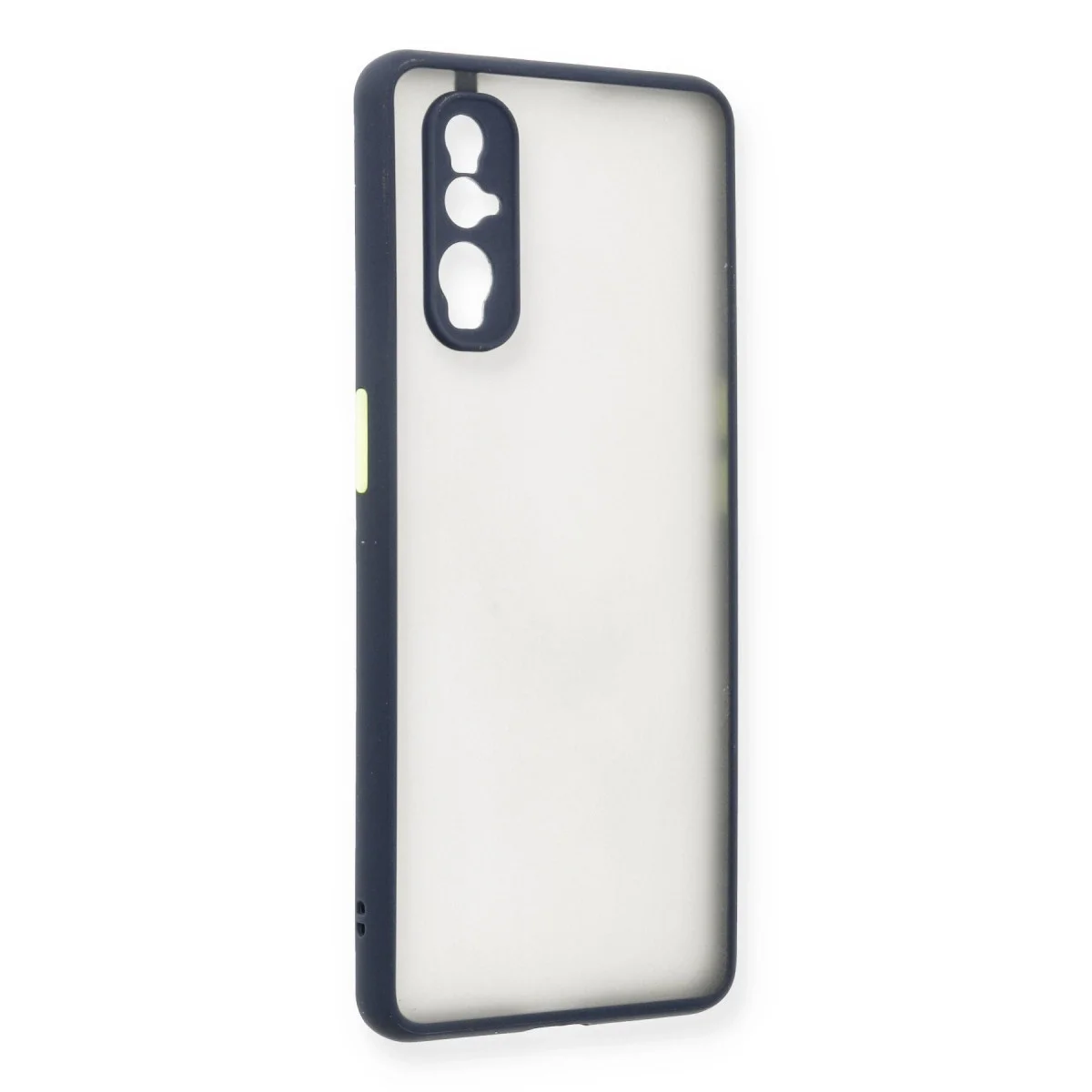 Oppo Find X2 Kılıf Montreal Silikon Kapak - Lacivert görsel 2