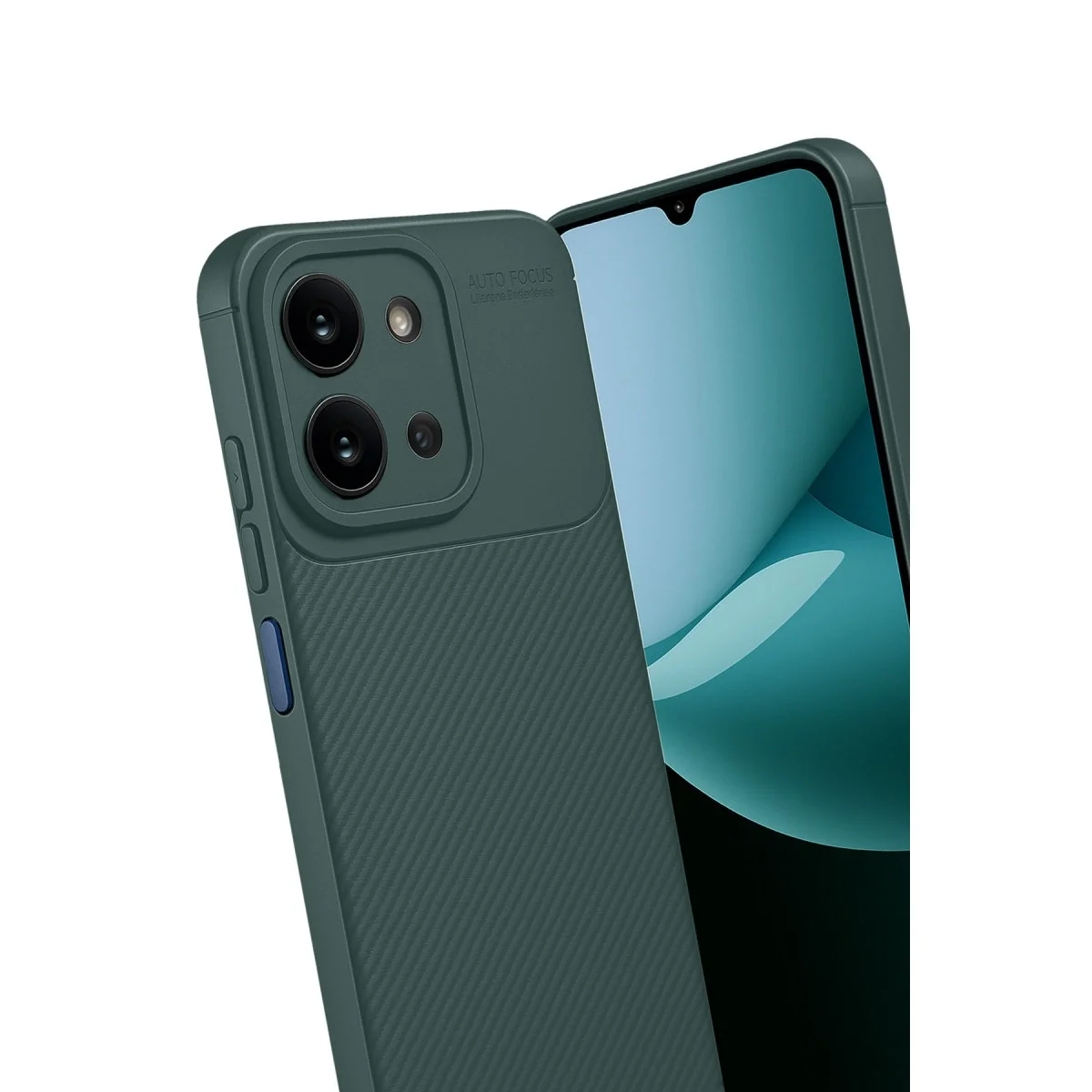 Xiao Red 15c 4g Auto Focus Karbon Kapak - Koyu Yeşil görsel 3