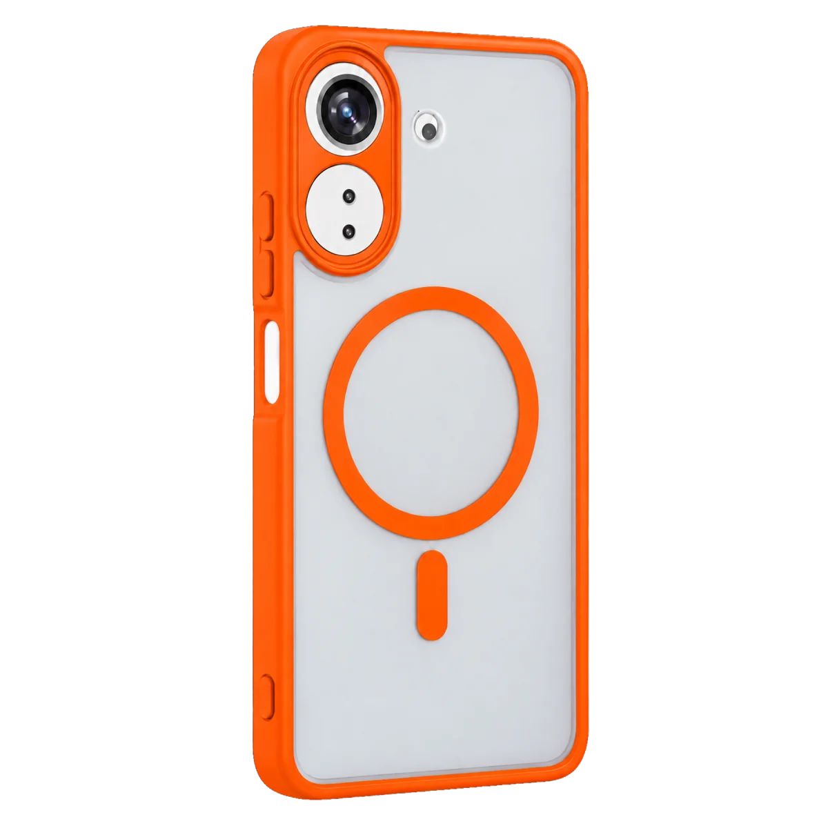 Xiaomi Redmi 13C Loji Magsafe Kapak - Turuncu