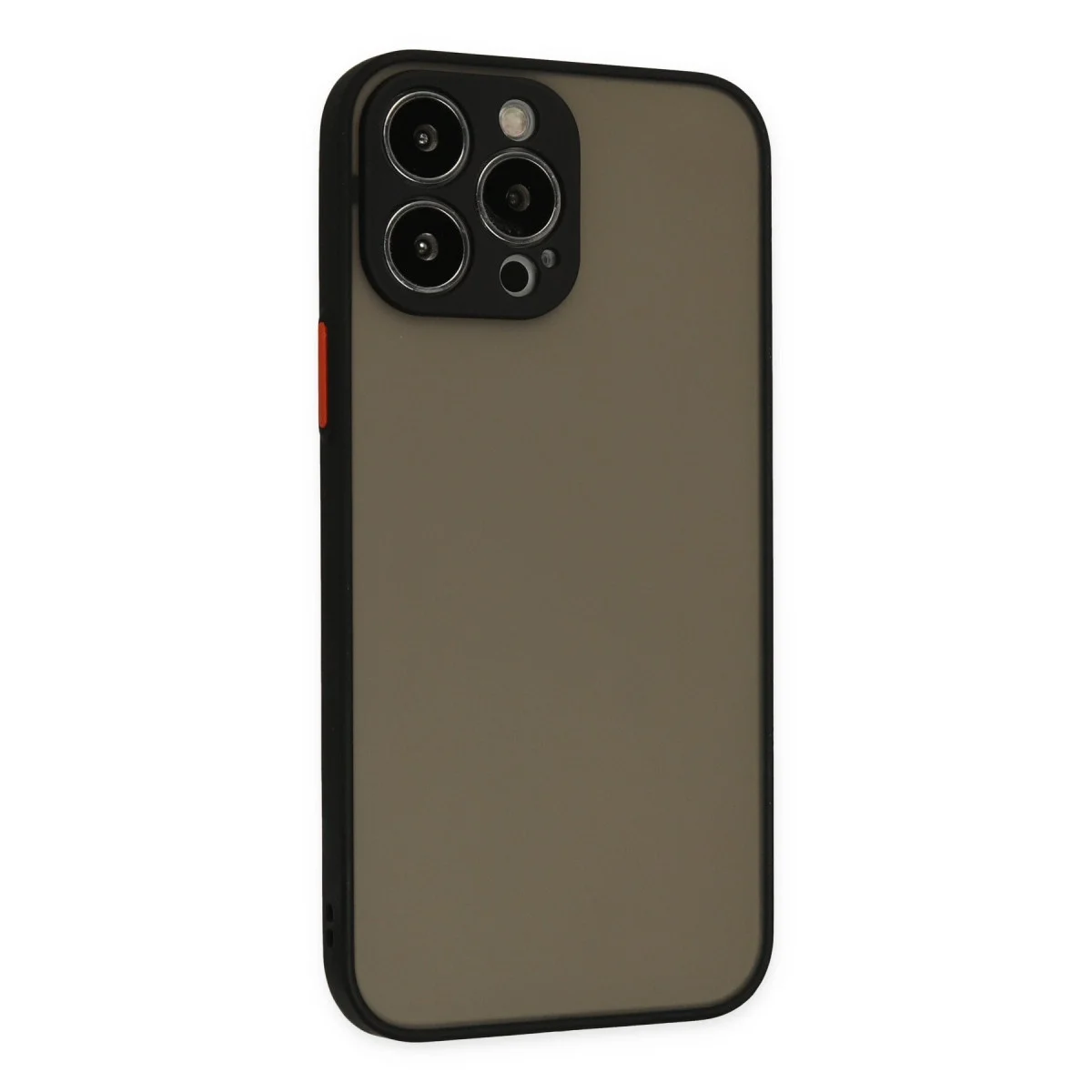 Apple İphone 14 Pro Kılıf Montreal Silikon Kapak - Siyah görsel 2