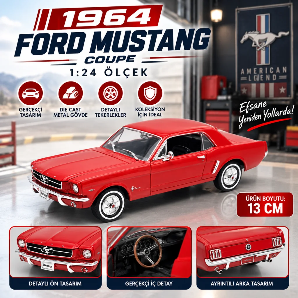 22451 1 24 1964 2 Ford Mustang Coup görsel 2