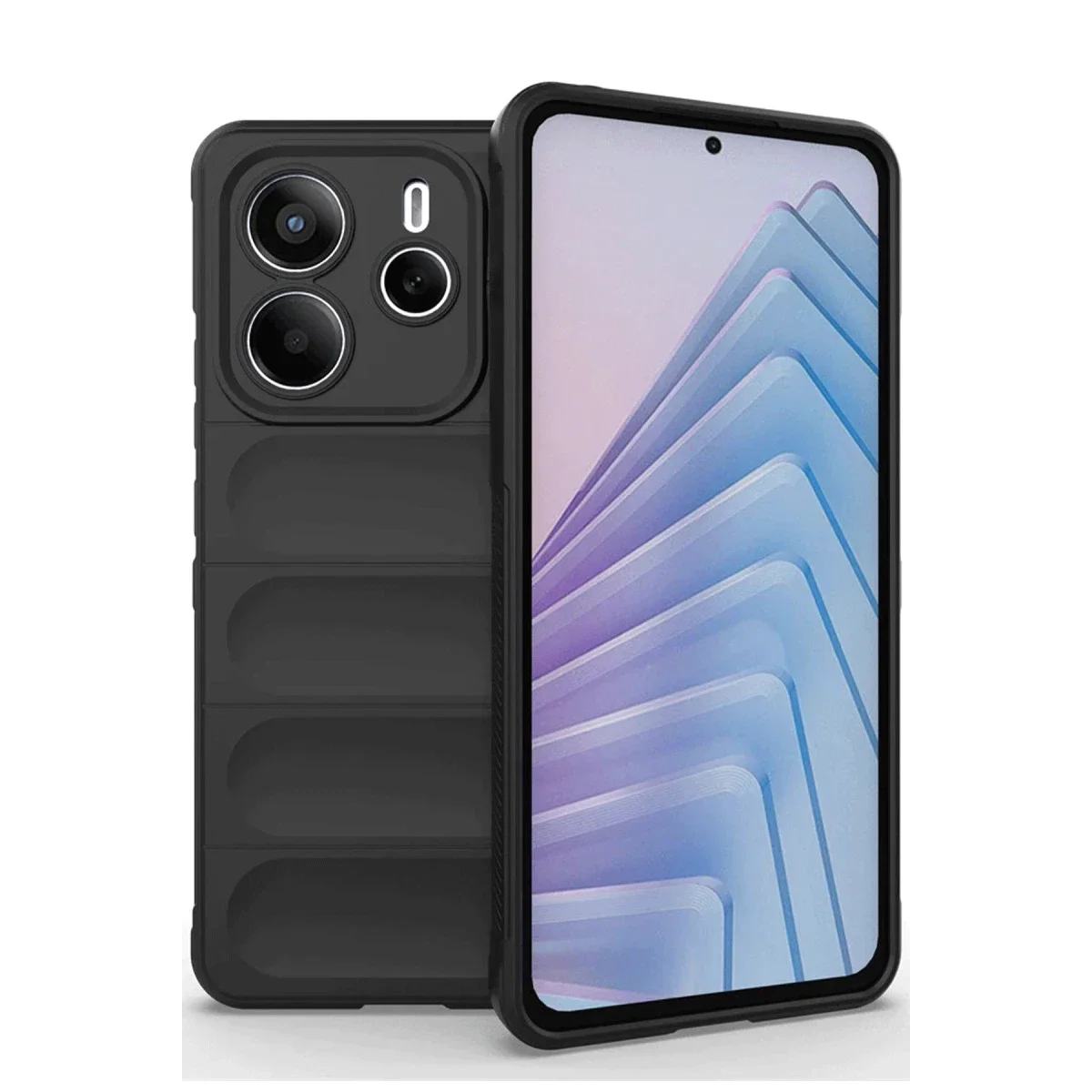Xiaomi Redmi Note 14 4G Kılıf Optimum Silikon - Siyah