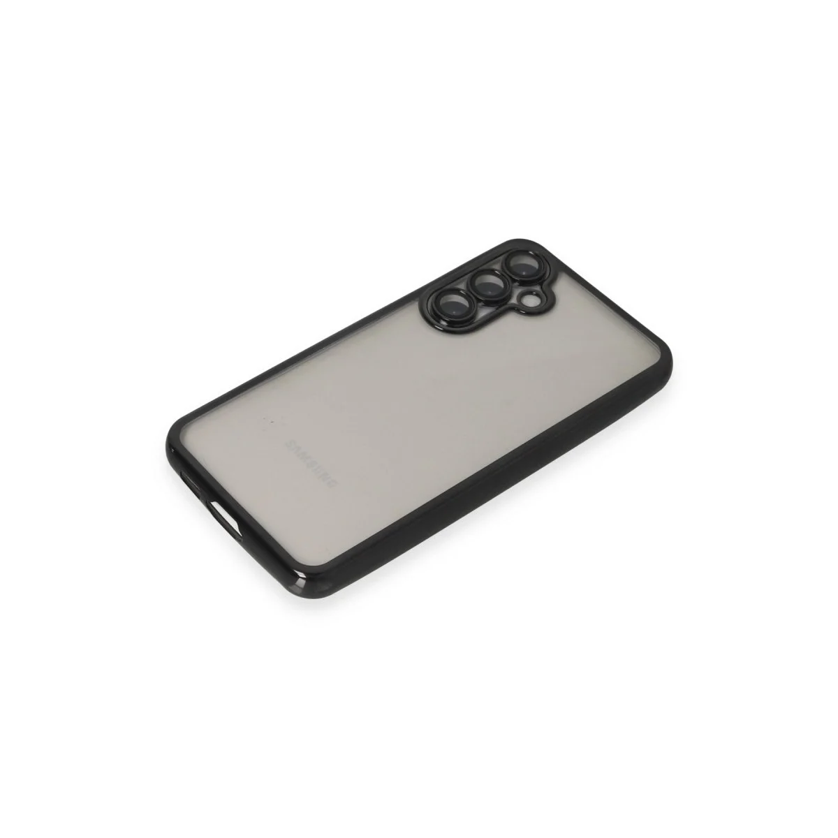 Samsung Galaxy S23 Fe Kılıf Razer Lensli Silikon - Siyah görsel 4