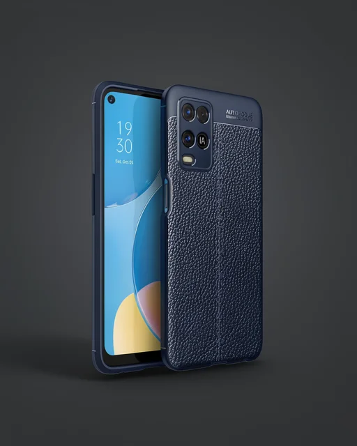 Oppo A54 4g Kılıf Auto Focus Kapak - Lacivert