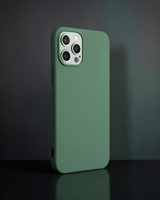 Apple İphone 12 Pro Max Kılıf Volet Silikon - Açık Yeşil
