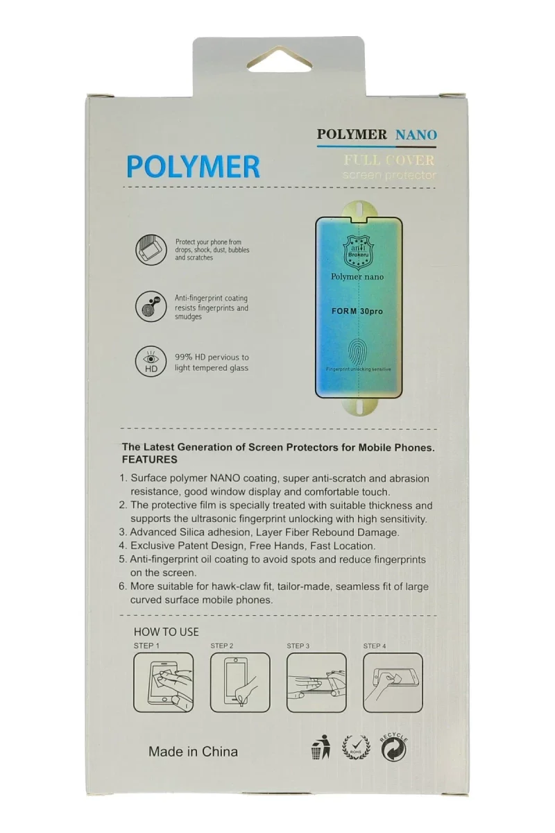 Samsung Galaxy S20 Polymer Nano Ekran Koruyucu görsel 2