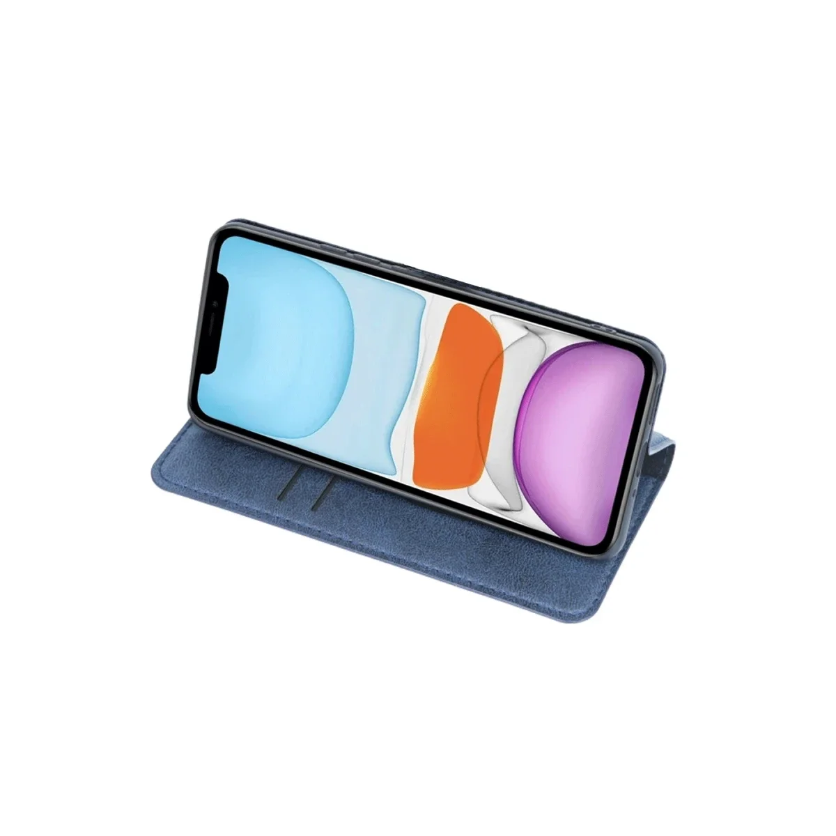 Apple iPhone 11 Kılıf Trend S Plus Kapaklı Kılıf - Yeşil görsel 4