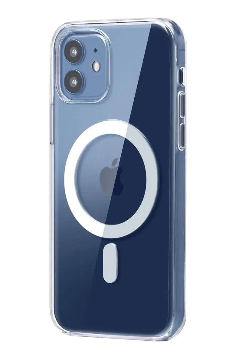 Apple iPhone 11 Combo Sert Şeffaf Magsafe Kapak - Şeffaf görsel 2
