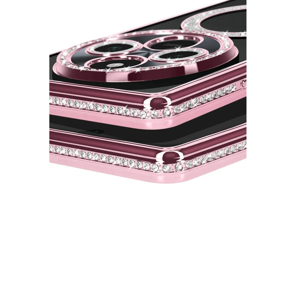 Xiao Red 14c Joke Simli Magneticsafe Kılıf - Pembe görsel 2