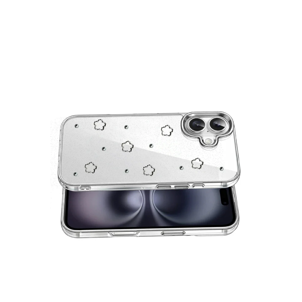 Apple iPhone 16 Fiyonk Desenli Kapak - Desen 2 görsel 4
