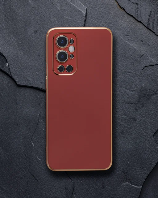 One Plus 9 Pro Kılıf Volet Silikon - Kırmızı
