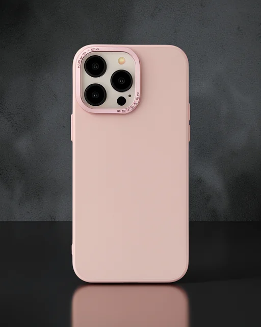 Apple İphone 14 Pro Kılıf Modos Metal Kapak - Pembe