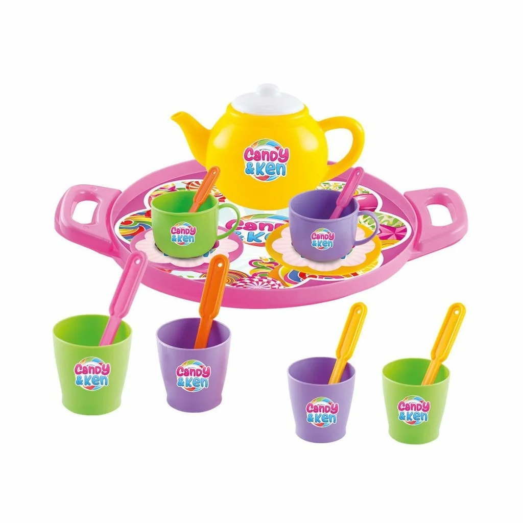 01593 Candy Tepsili Çay Set görsel 2