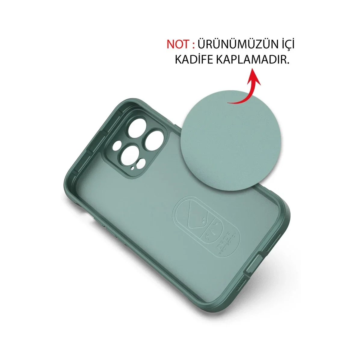 Apple iPhone 14 Pro Max Kılıf Optimum Silikon - Siyah görsel 5