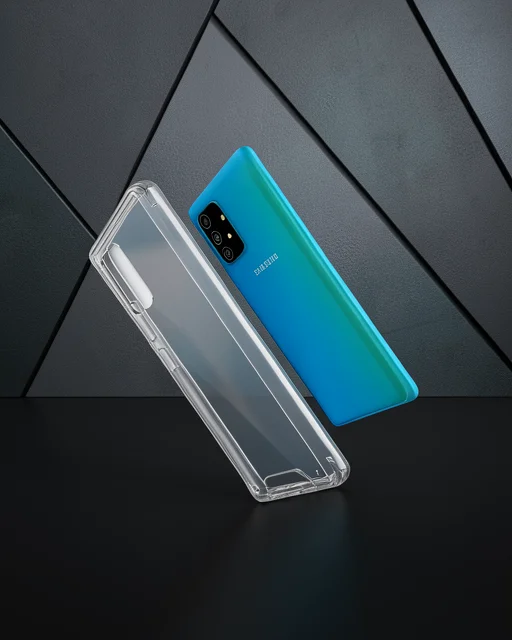 Samsung Galaxy A91 / S10 Lite Kılıf Lüx Şeffaf Silikon