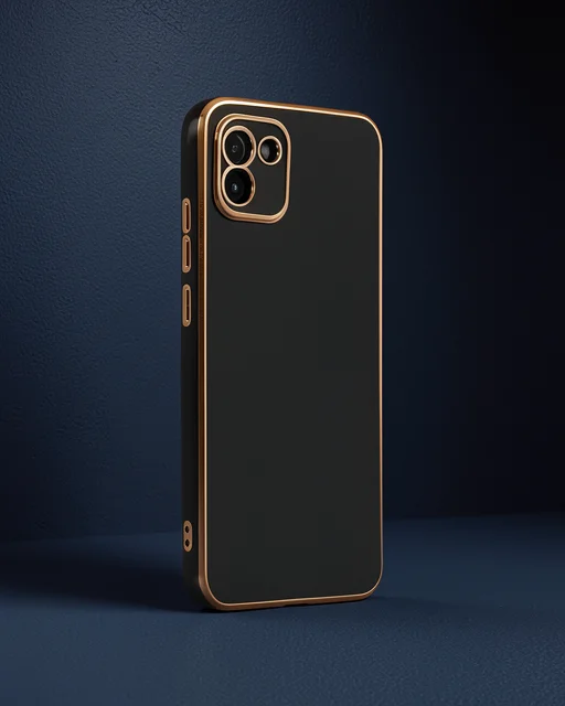 Samsung Galaxy A03 Kılıf Volet Silikon - Siyah