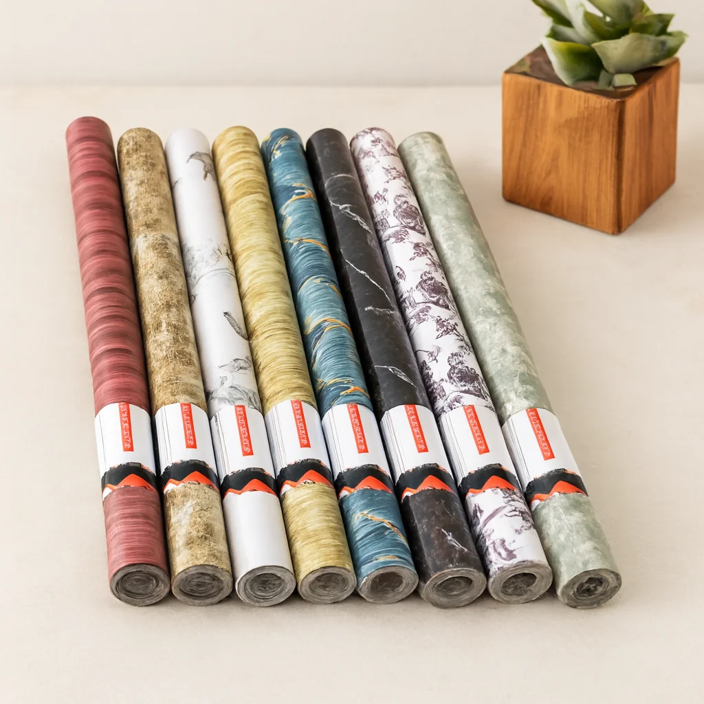Kendinden Yapışkanlı Folyo Duvar Kağıdı 3m x 45cm (x Desen)