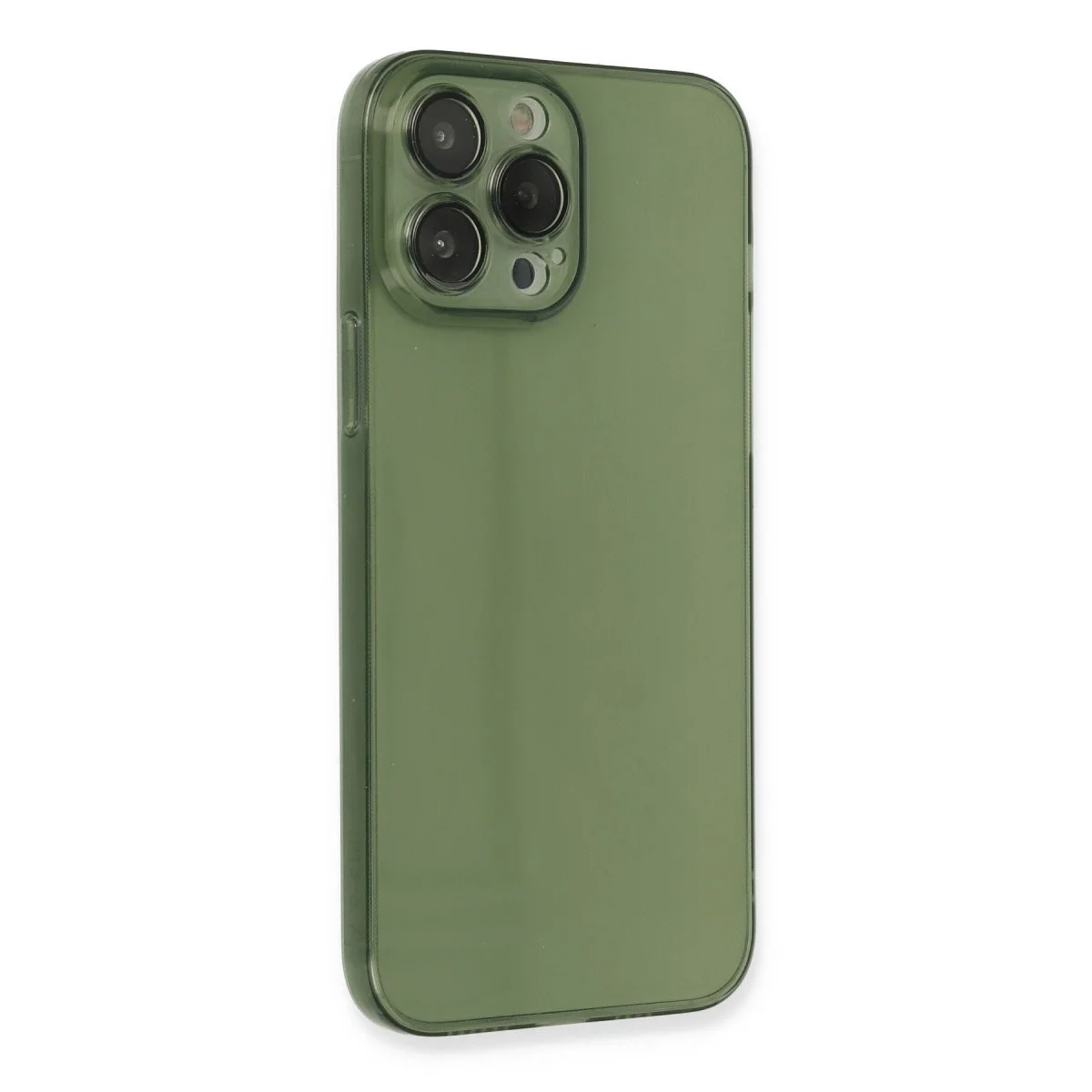 Apple İphone 13 Pro Kılıf Fly Lens Silikon - Yeşil görsel 2