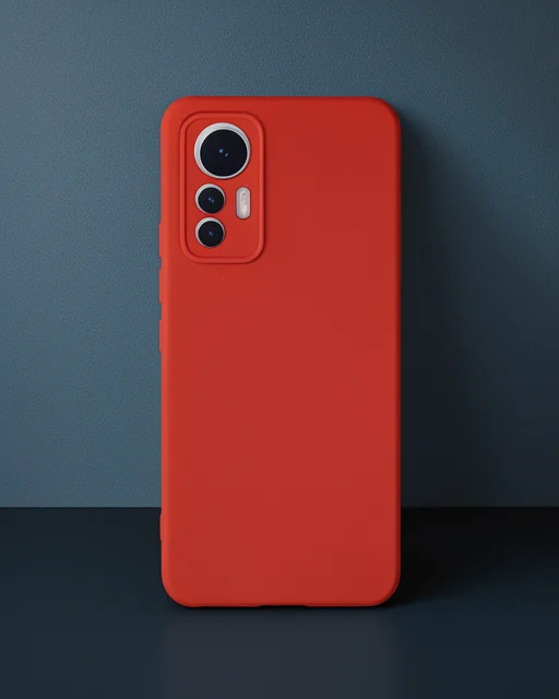 Xiaomi Mi 12 Lite Kılıf Nano İçi Kadife Silikon - Kırmızı