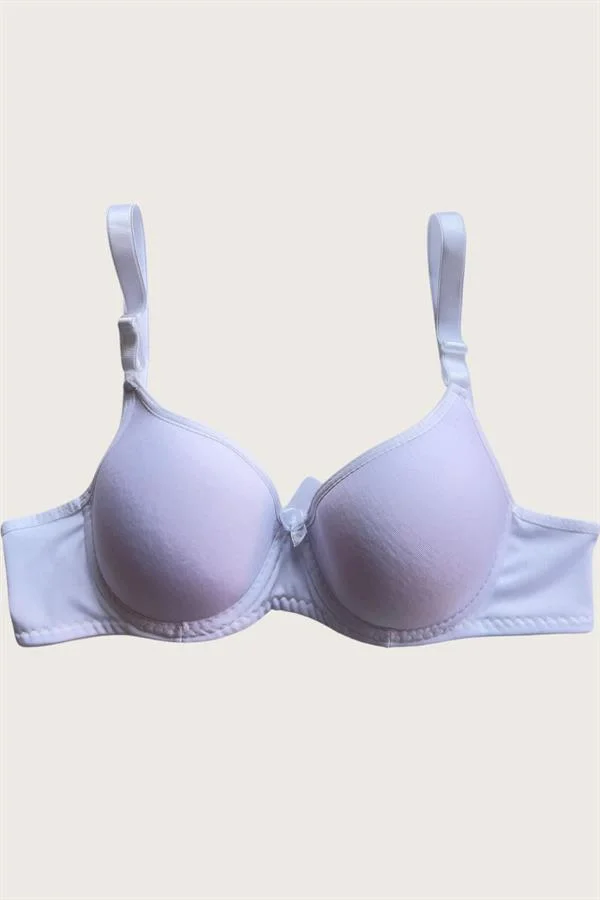 Mikro Kumaş Push Up Dolgulu Balenli Günlük Tek Destekli Sütyen görsel 9
