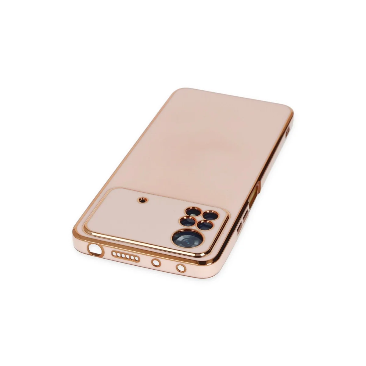Xiaomi Poco X4 Pro 5g Kılıf Volet Silikon - Pembe görsel 5